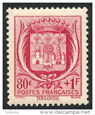 FRANCE 1941 - Yv. 530 *   Cote= 2,00 EUR - Armoiries : Toulouse ..Réf.FRA27430 - Unused Stamps