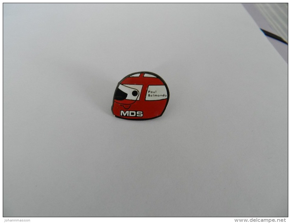 Pin's  Casque   Mds  Paul Belmondo - Car Racing - F1