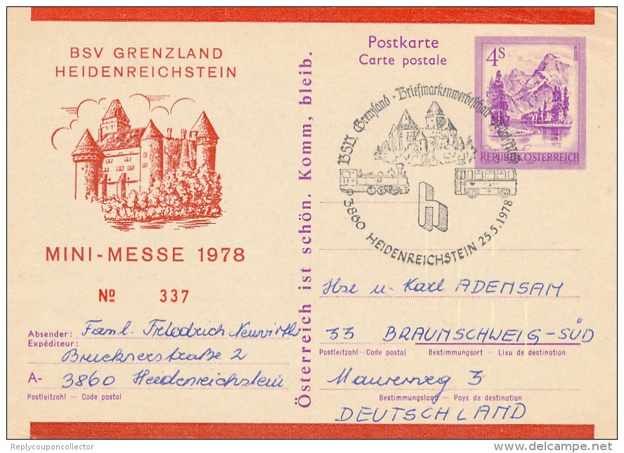 HEIDENREICHSTEIN - 1978 , MINI-MESSE - Sonstige & Ohne Zuordnung
