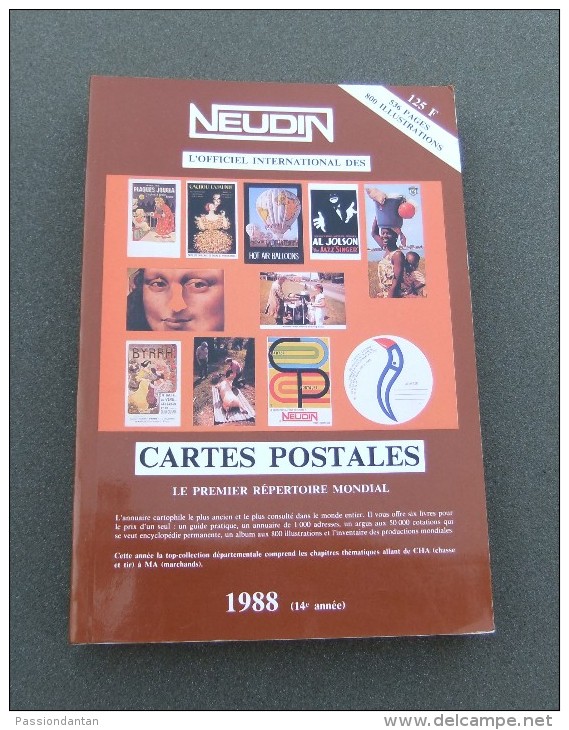 Catalogue Neudin De L´année 1988 - Books & Catalogues