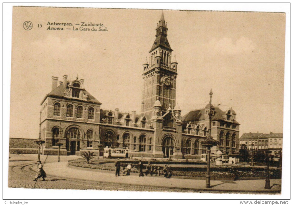 Antwerpen, Zuidstatie, La Gare Du Sud, Tram (pk20338) - Antwerpen