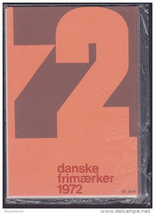 Denmark´s 4th Jahresmappe Year Pack Année Pack 1972 In Plastic Cote 360 DKR = 50 € MNH** Cz. Slania (2 Scans) - Années Complètes