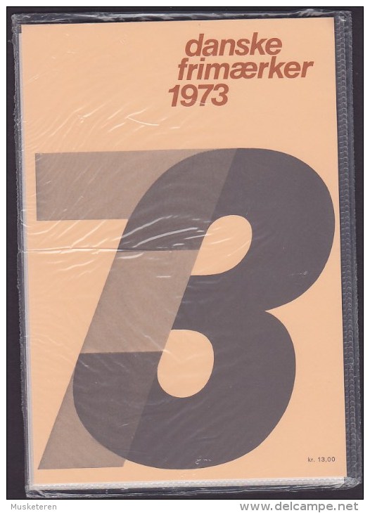 Denmark´s 5th Jahresmappe Year Pack Année Pack 1973 In Plastic Cote 160 DKR = 22 € MNH** Cz. Slania (2 Scans) - Années Complètes