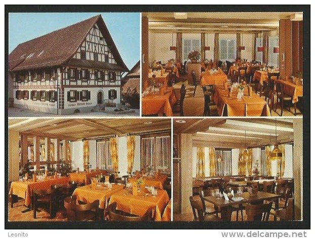 BOSWIL AG Bünztal Muri Gasthaus STERNEN Werbekarte 1979 - Muri