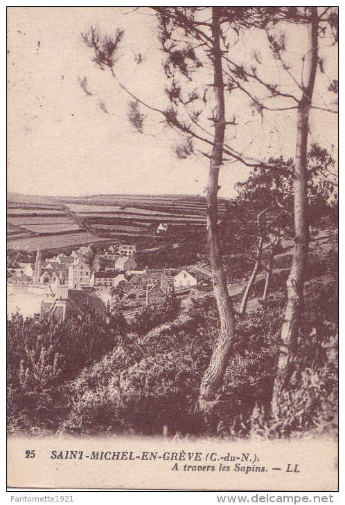 SAINT MICHEL EN GREVE  A TRAVERS LES SAPINS (sa) - Saint-Michel-en-Grève