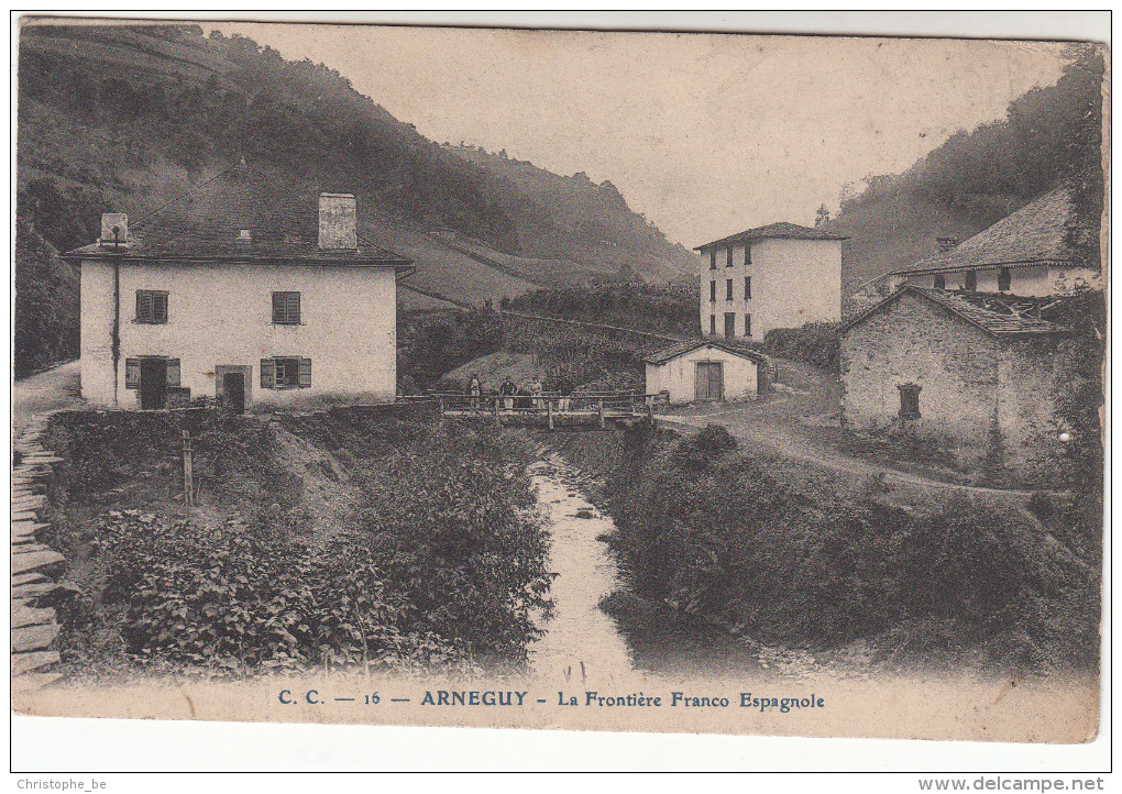 CPA Arnéguy, Le Frontiere Franco-Espagnole (pk18732) - Arnéguy
