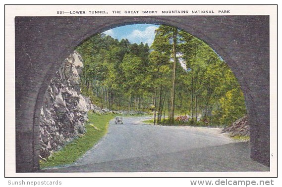 Lower Tunnel The Great Smoky Mountain National Park Tennessee - Smokey Mountains