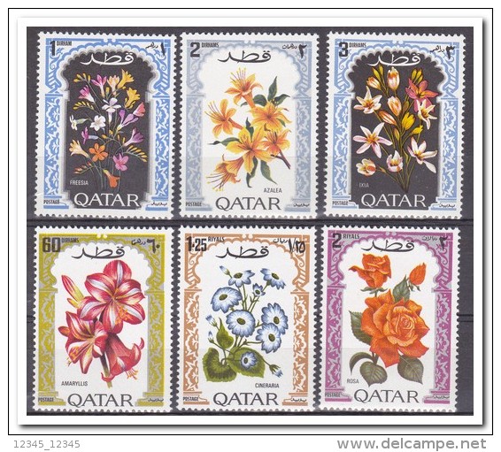 Qatar 1970, Postfris MNH, Flowers - Qatar