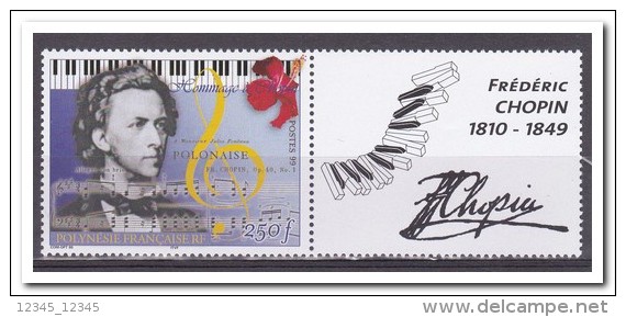 Polynesië 1999, Postfris MNH, Music, Chopin - Ongebruikt