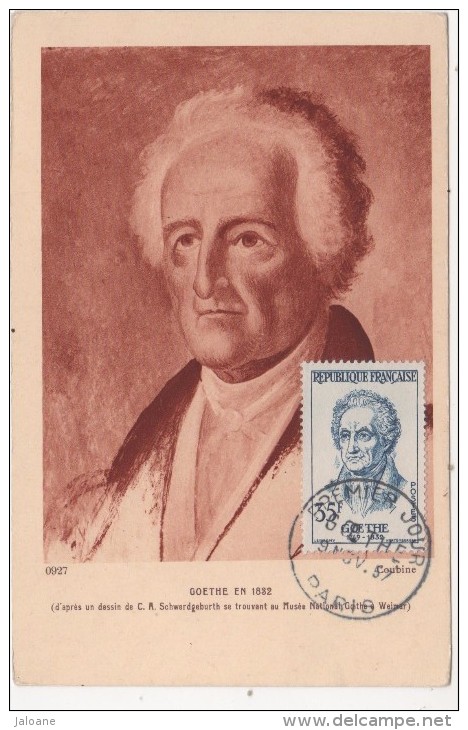 CARTE MAXIMUM   GOETHE - Altri & Non Classificati