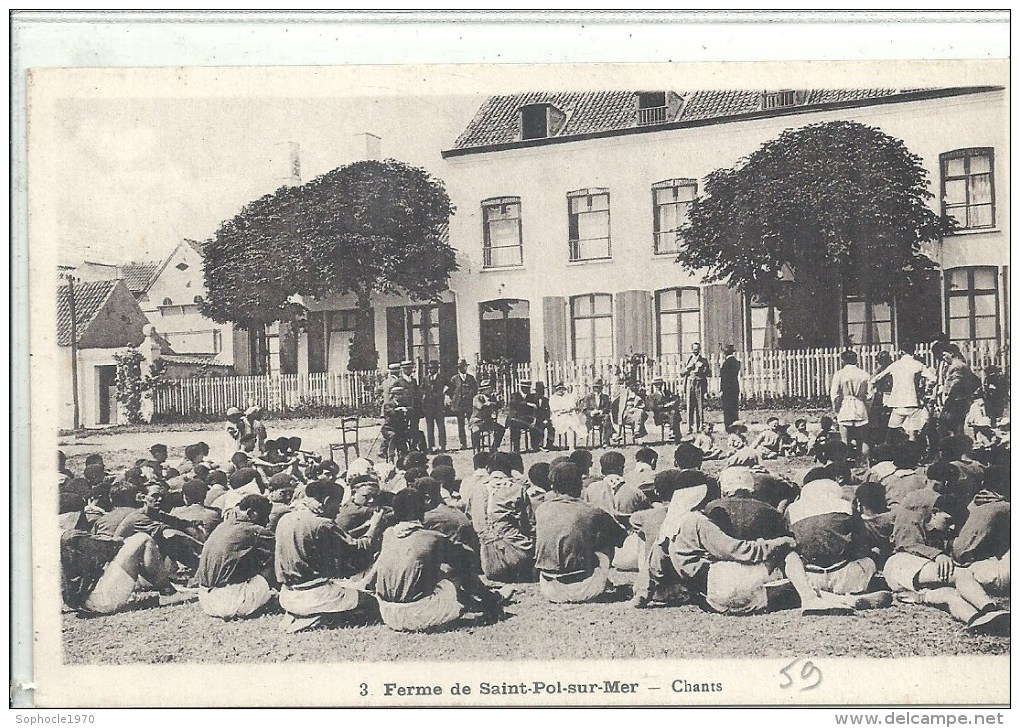 NORD PAS DE CALAIS - 59 - NORD  -SAINT POL SUR MER -Ferme Des Cheminots  - Classe De Chants - Saint Pol Sur Mer