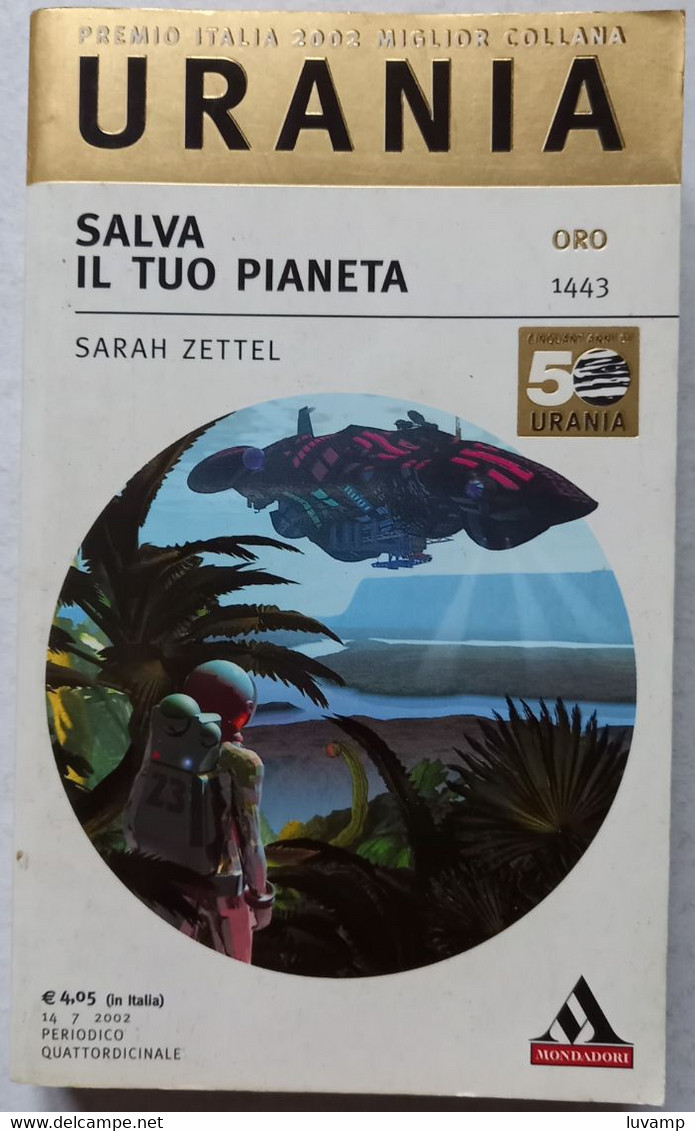 URANIA  QUATTORDICINALE MONDADORI N.  1443 (CART 75) - Sciencefiction En Fantasy