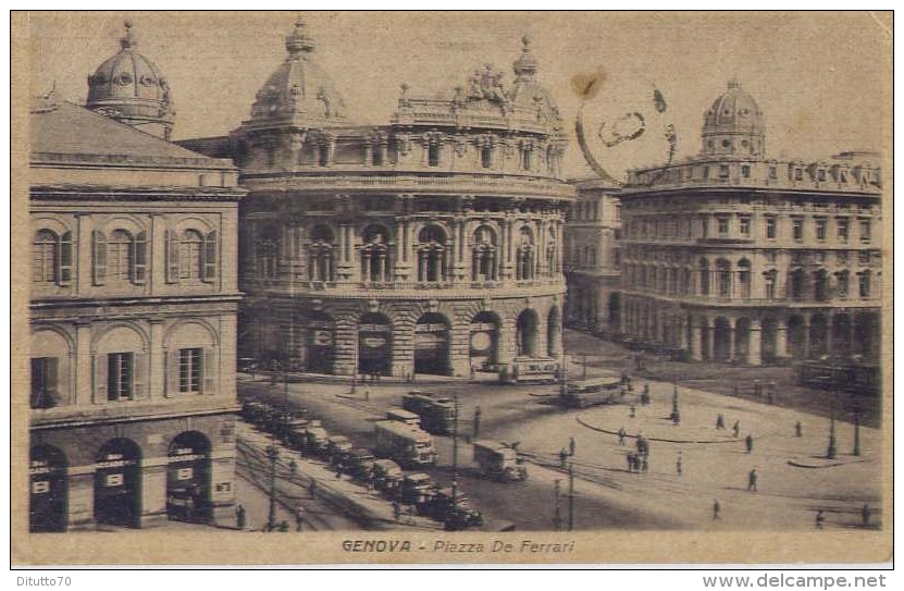 Genova - Piazza De Ferrari - Formato Piccolo Viaggiata - Genova (Genoa)