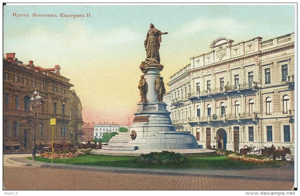 AK 0138   Odessa - Monument De Catherina II. / Motiv Ca. Um 1920 - Ukraine