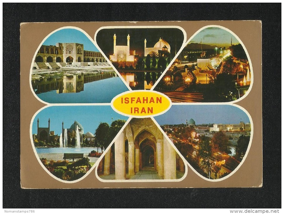 Isfahan 6 Scene Picture View Card Postcard - Iran