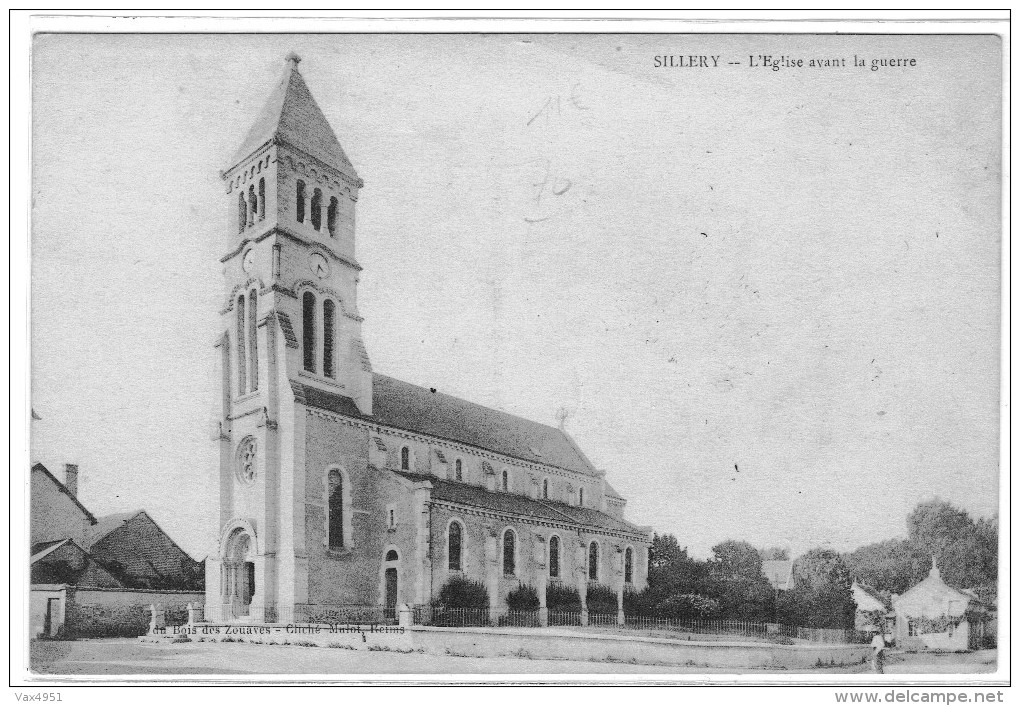 SILLERY L EGLISE AVANT LA GUERRE - Sillery