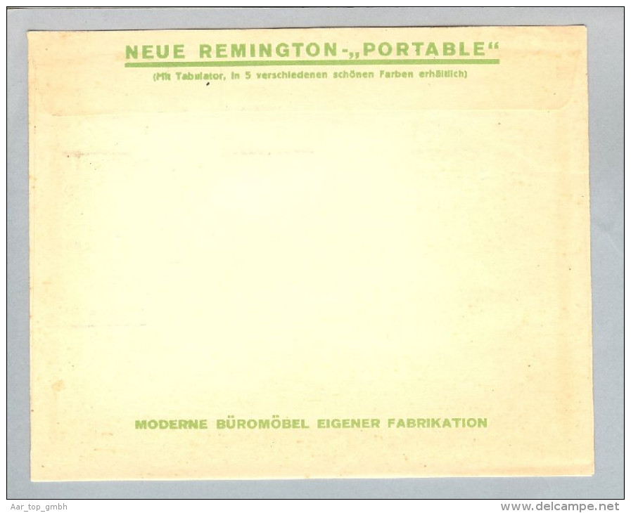 MOTIV Büro Schreibmaschine 1931-12-04 Brief Remington Frei-O #264 - Frankiermaschinen (FraMA)