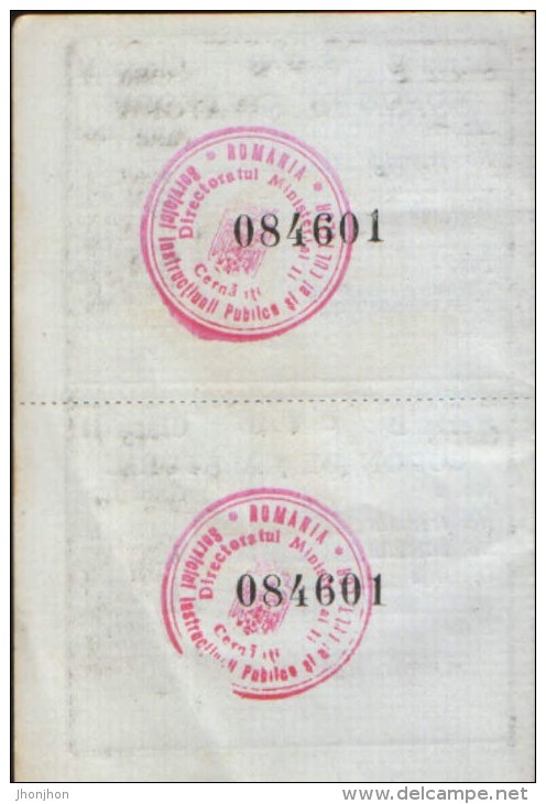 Two Travel Vouchers By Railway, 2nd Class, Bukovina Chernivtsi From The Year 1934 Unused - 2/scans - Europa