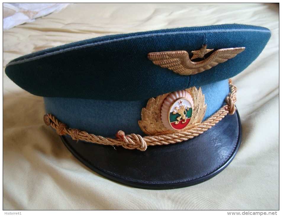 *** Casquette Armée De L'Air *** BULGARIE (époque Du Bloc Soviétique, Années 70/80) - Casques & Coiffures