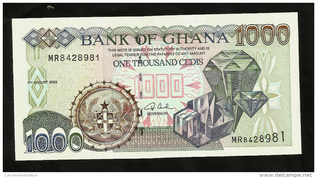 GHANA - BANK Of GHANA - 1000 CEDIS (4 August 2003) - Ghana