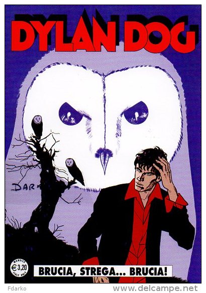 Strigo Cards Owf Dylan Dog Eulen Eule Bonelli Coba Gufo Owl Hibou Buho - Cómics