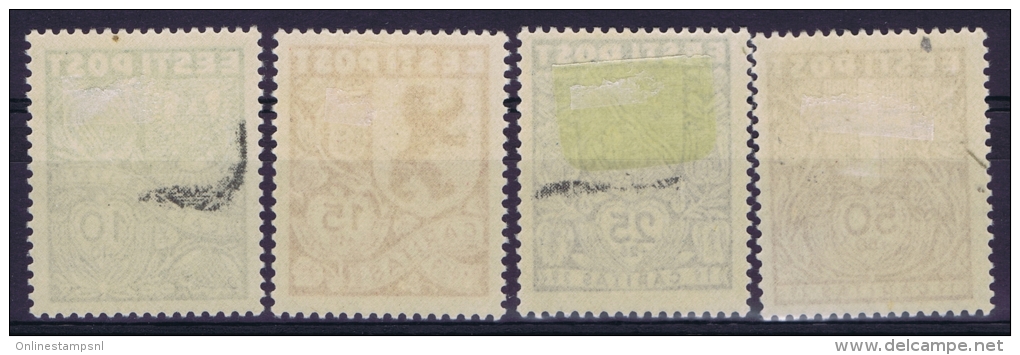 Estland:  Mi Nr 142 - 145  MH/*  1939 - Estland