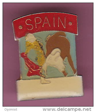 44676-Pin's.Corrida.Taureau.Espagne. - Stierkampf