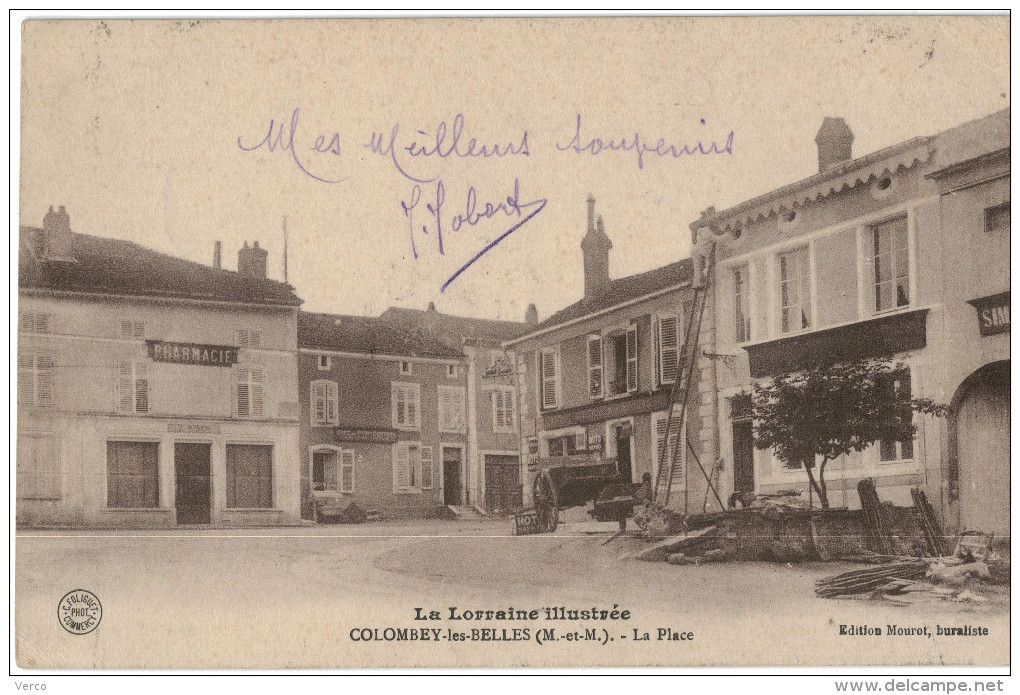 Carte Postale Ancienne De COLOMBEY LES BELLES - Colombey Les Belles