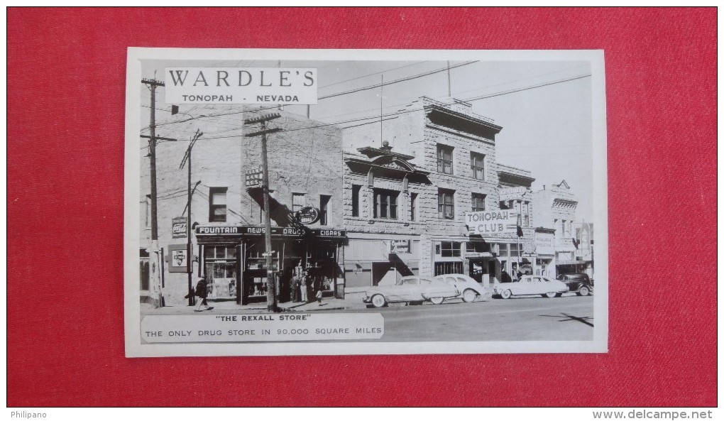 RPPC  - Nevada> Tonopah   Wardle´s Rexall Drug Store ------1840 - Otros & Sin Clasificación