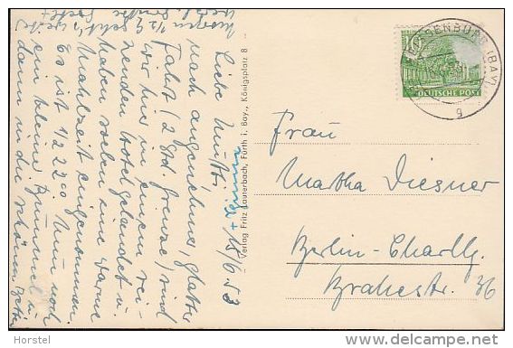 D-91781 Weißenburg - Rosenstraße - Hotel - Nice Stamp - Weissenburg