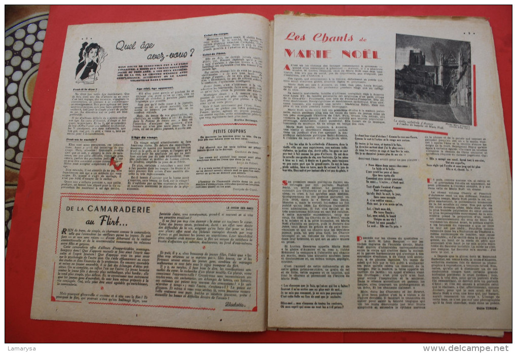 1949 "LE PETIT ECHO DE LA MODE"LOISIRS CREATIFS EPOQUE TRICOT BRODERIE COUTURE CUISINE ROBE JEUX MODELES(Port Offert +3) - Autres & Non Classés