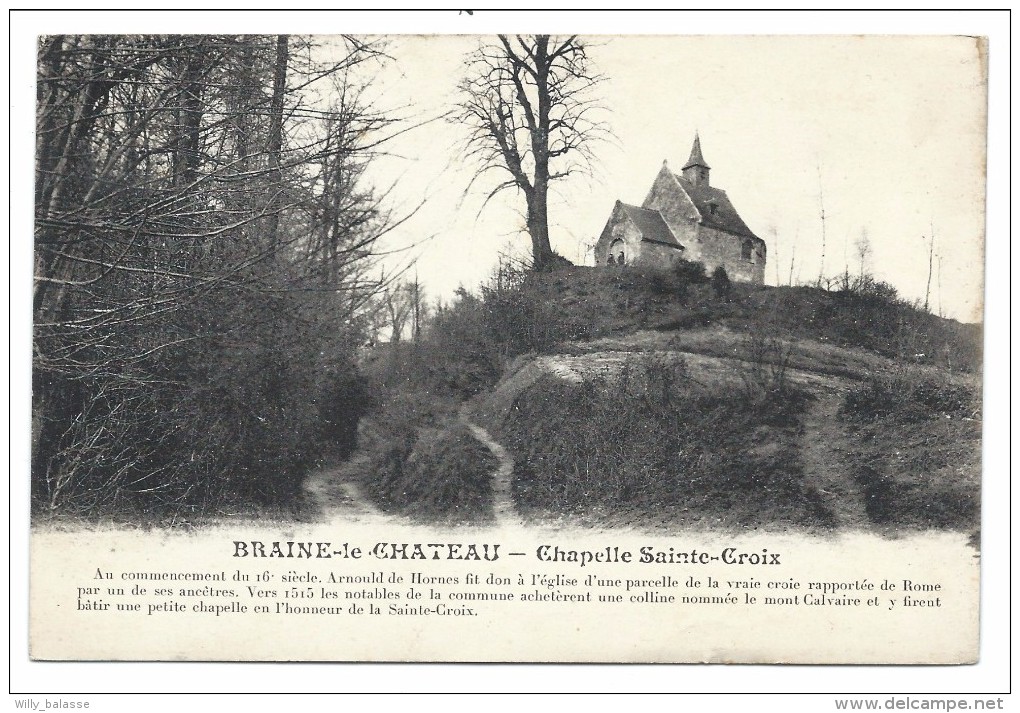 CPA - BRAINE LE CHATEAU - Chapelle Sainte Croix  // - Kasteelbrakel
