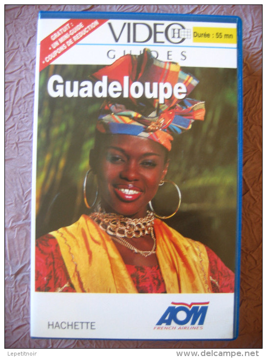 K7 VHS LA GUADELOUPE SAINTES MARIE-GALANTE N°34 Le Papillon Vert - Travel