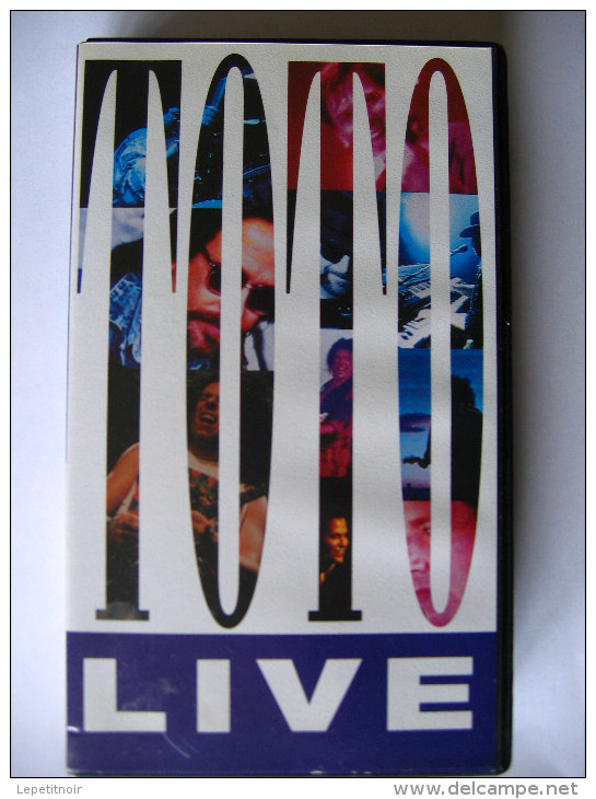 K7 VHS TOTO Live Paris 1990 - Concert En Muziek