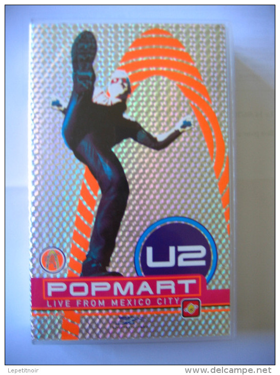 K7 VHS U2 Popmart Live From Mexico City 1997 - Concert & Music