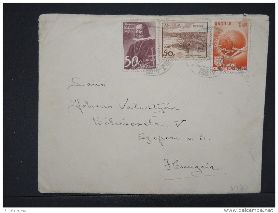 PORTUGAL-ANGOLA - Enveloppe ( Avec Contenu) De Lobito Pour La Hongrie En 1950   A Voir  LOT P5546 - Angola
