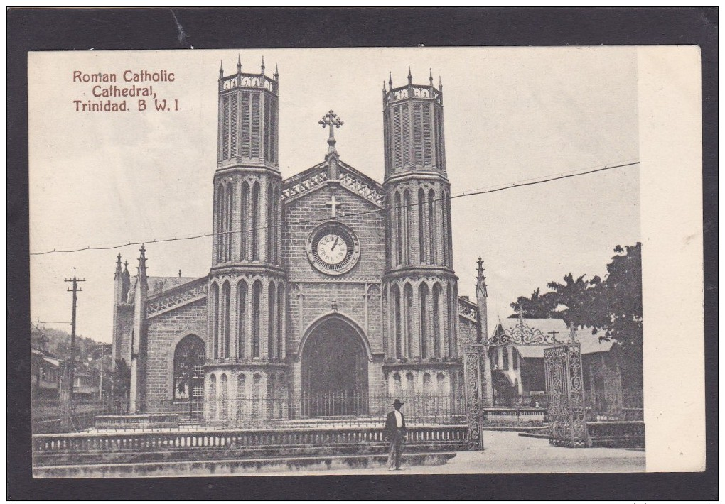 Antique Card, Roman Catholic Cathedral, Trinidad, K5. - Trinidad