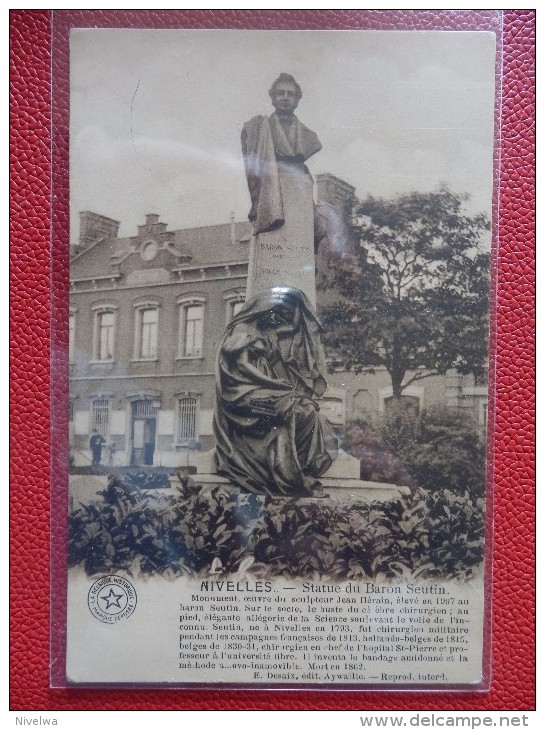 NIVELLES - Statue Du Baron Seutin - 12.8.14b - Nivelles