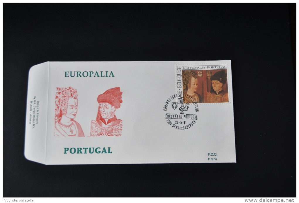 15 ++ BELGIUM FDC 1991 PORTUGAL - 1991-2000