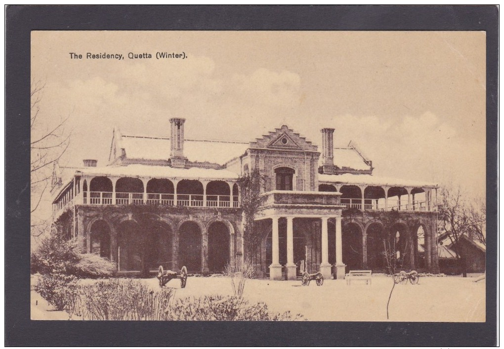 Antique Card, The Residency, Quetta, Baluchistan, Pakistan,K5. - Pakistan