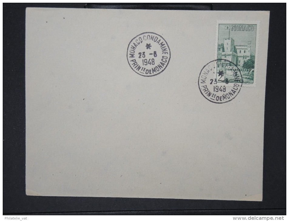 MONACO-Lot de 4 enveloppes obl " Monaco Condamine" en 1948 non voyagés  a voir  LOT P5568