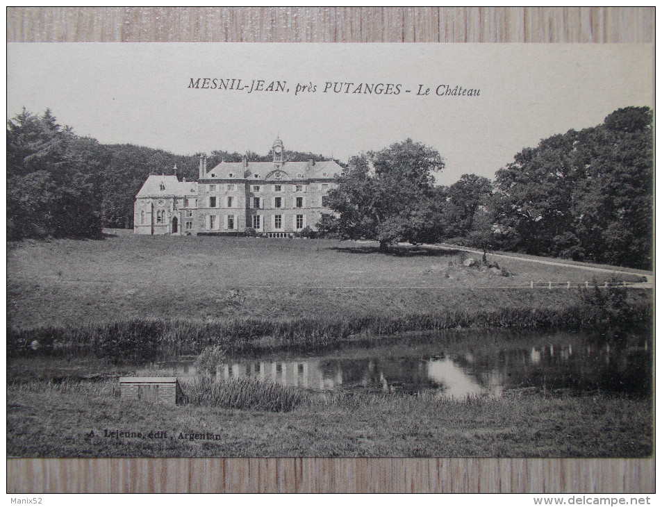 61 - PUTANGES - MESNIL-JEAN - Le Château. - Putanges