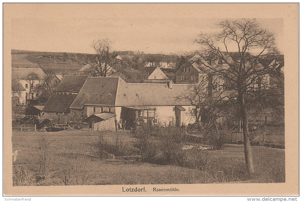 AK Lotzdorf Rasenmühle Gasthaus ? Bei Radeberg Liegau Langebrück Schönborn Wachau Leppersdorf Ottendorf Dresden Grünberg - Radeberg