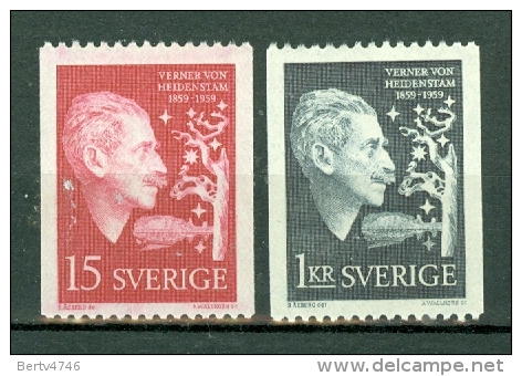 Sverige 1959 Yv. 440/441** Mi  449/450**  MNH - Neufs