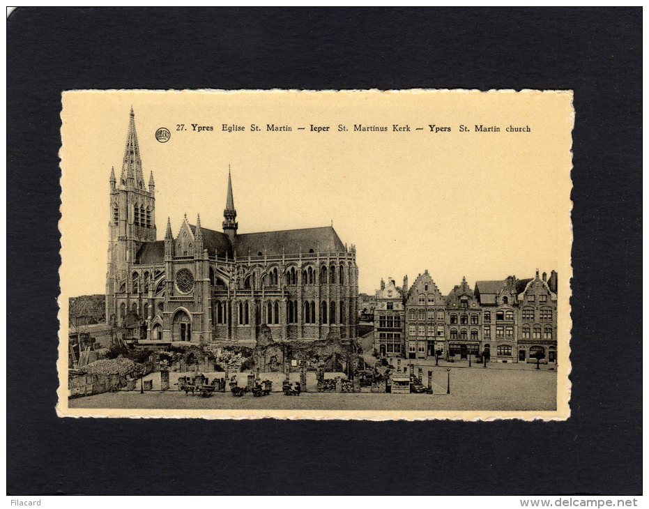 54487    Belgio,    Ypres,  Eglise St. Martin,  NV - Ieper