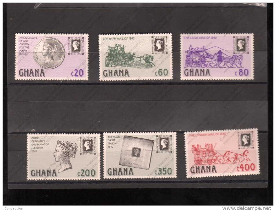 GHANA Nº 1104 AL 1109 - Correo Postal