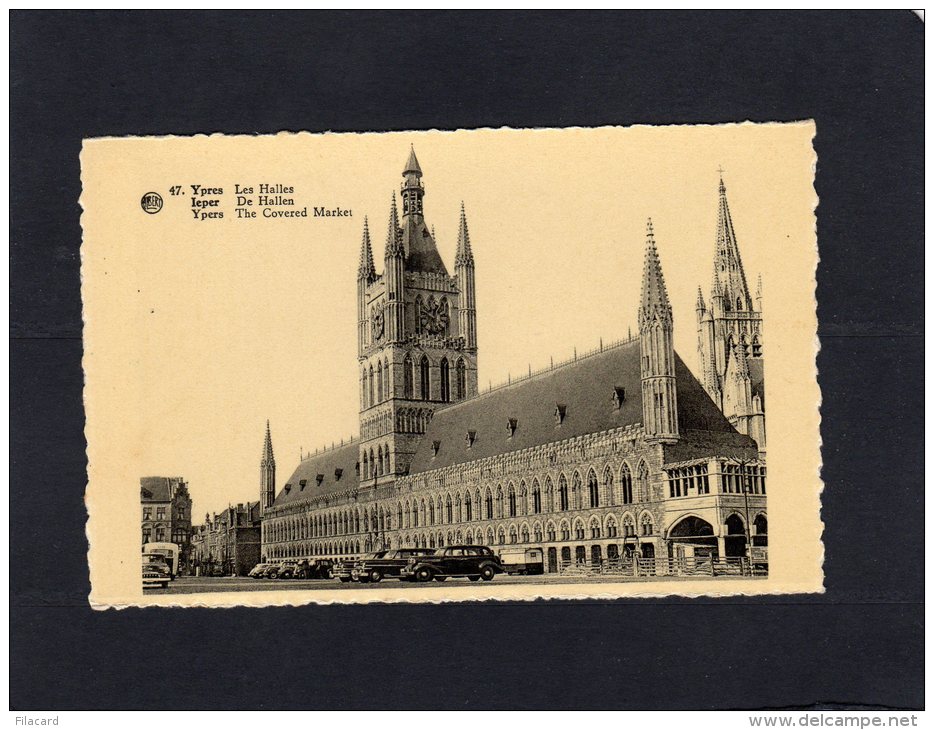 54490    Belgio,    Ypres,  Les  Halles,  NV - Ieper