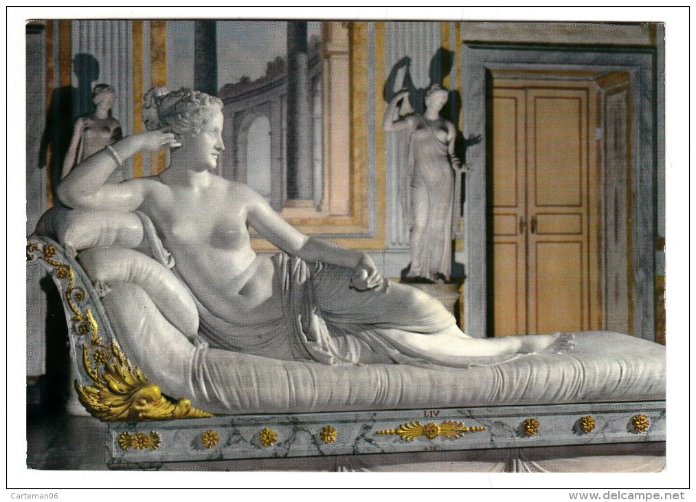 Italie - Roma - Galleria Borghese - Canova Antonio - Sala I - Paolina Borghese - Museums