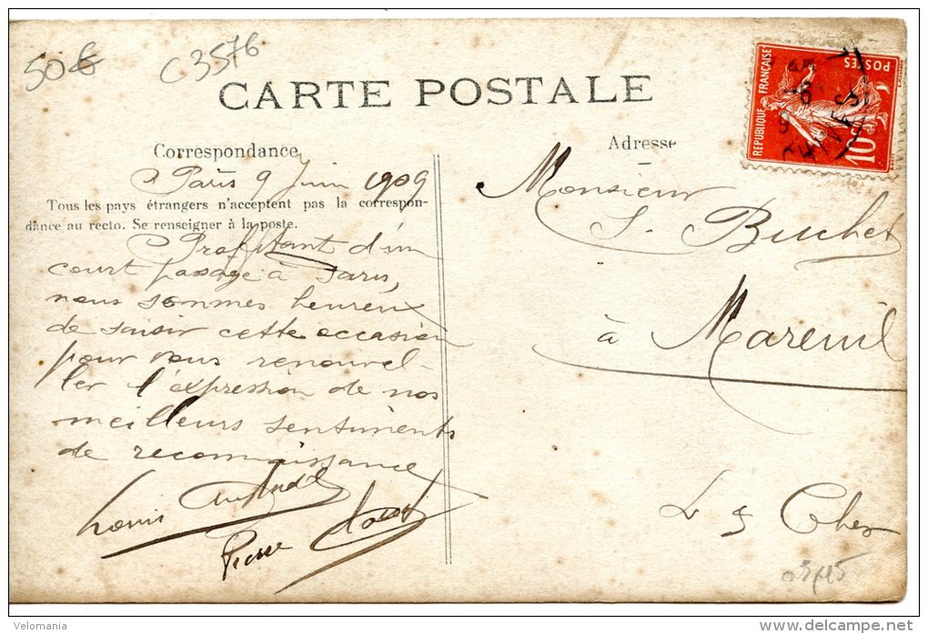 C3576 Cpa " Carte Photo"  Paris Championnat Des Armes De Combat, 3 Au 9 Août 1909 - Escrime