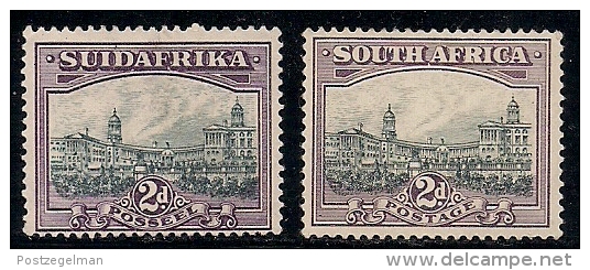SOUTH AFRICA UNION, 1927, Mint  Hinged Stamp(s), (no Glue) Union Building Loose Nrs. 29-30, # 208 - Unused Stamps